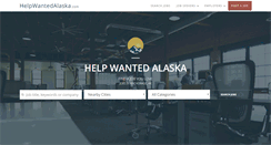 Desktop Screenshot of helpwantedalaska.com
